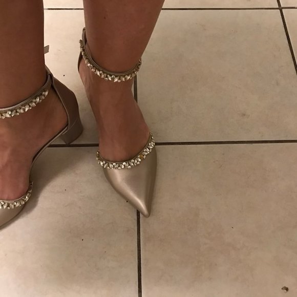 Champagne Wedding Shoes by Santorini Sandals - Picture 2 of 4
